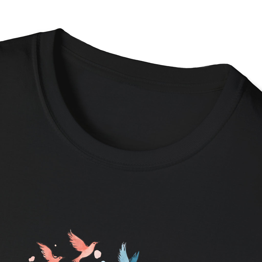 Open Book and Birds T-Shirt